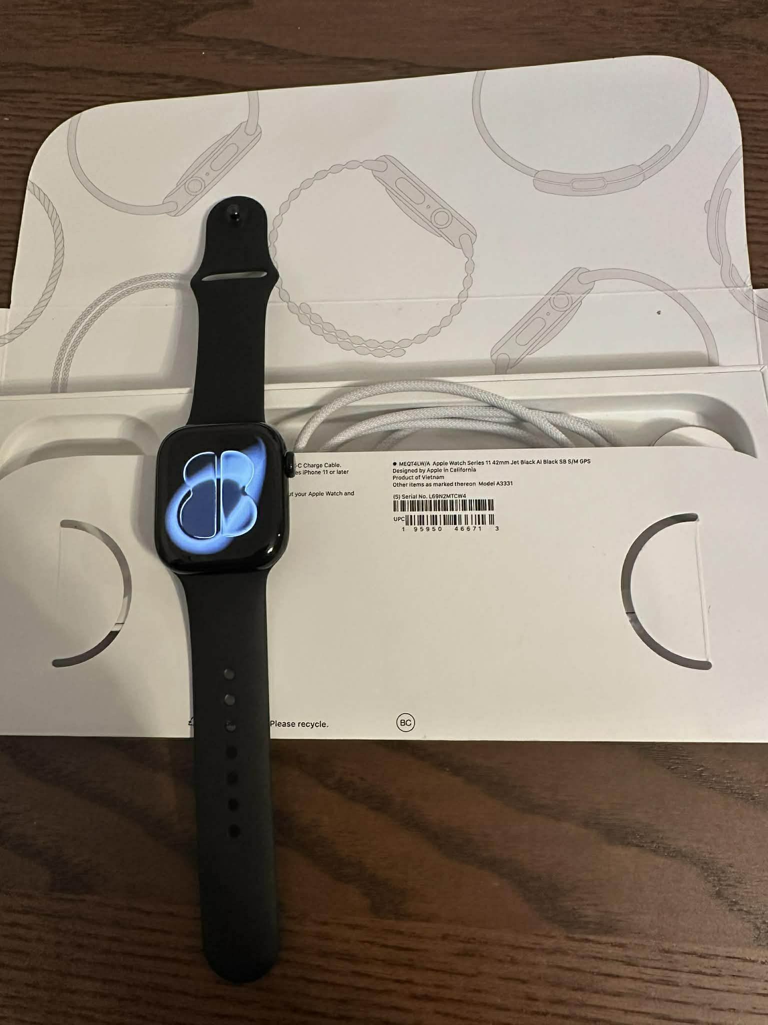 Apple Watch Series 11 Black 42mm