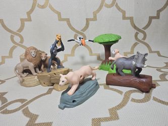 Disney's The Lion King McDonald's Happy Meal Toy Mufasa & Sarabi & More Lot Of 7