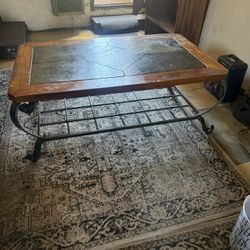 Metal coffee table