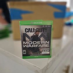 Call of duty modern warfare Xbox one
