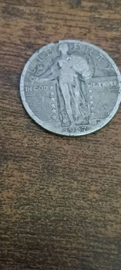1927 quarter used silver