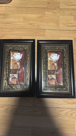 White Rose painting home decor