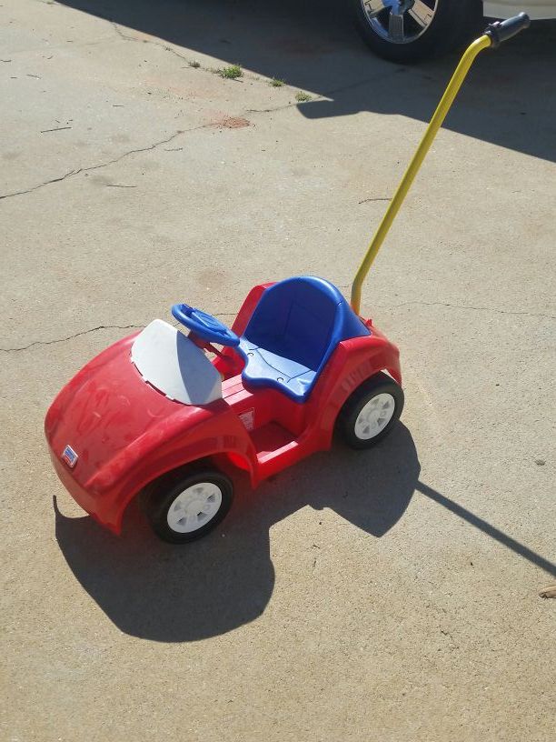Fisher Price Power Wheels Tot Rod Push Car Convertible