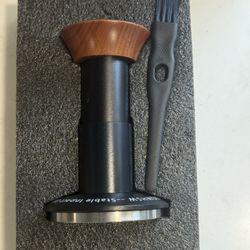 New Stable Impact Espresso Tamper Spring Loaded Tamper, Aluminum Alloy Stainless Steel (58mm)