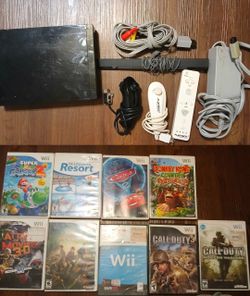 Wii with games