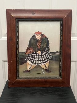 Jennifer Garant Framed "Heavy Hitter" Golf Wall Art