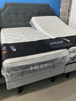 Split King Electric Adjustable Bed Frame & Mattress / Cali King -King - Split King - Queen - Full - Twin XL⭐️NEW -Warranty⭐ng, Queen, Full, Twin XL!🚨