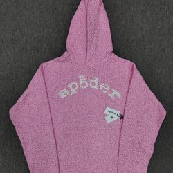 Pink VVS Sp5der Hoodie 