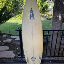 Robert’s surfboard