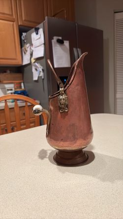 Moroccan copper & Brass Coal Scuttle