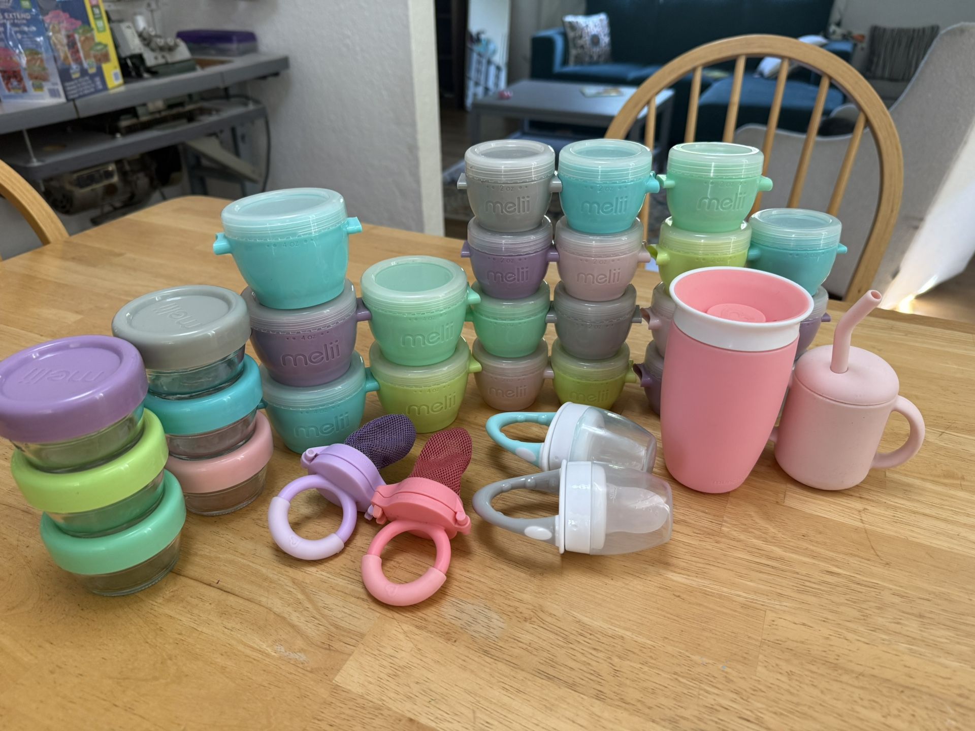 Melli Baby Food Containers, Teether Feeders, And Cups