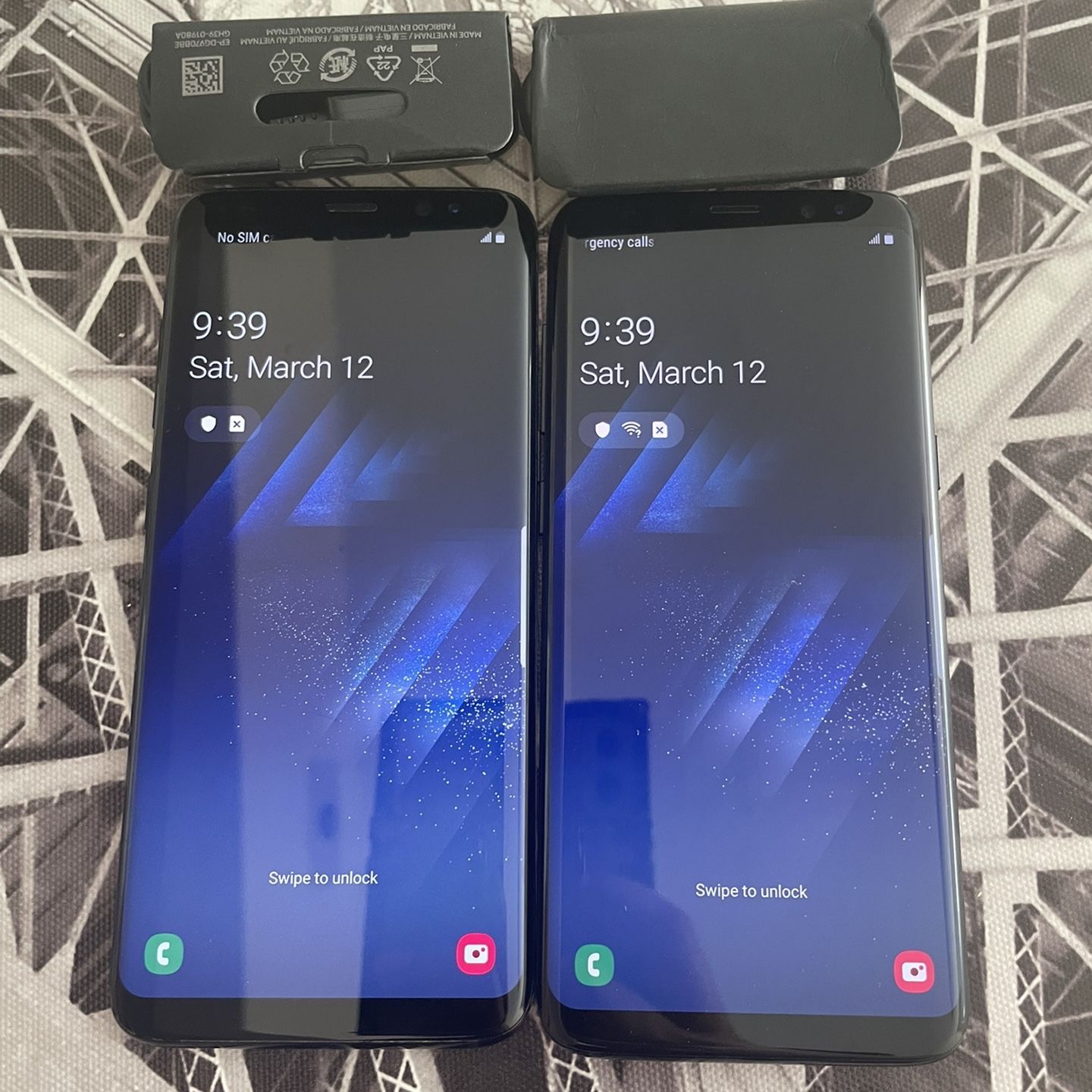 Each 155 Samsung Galaxy S8 64GB Unlocked Good Condition