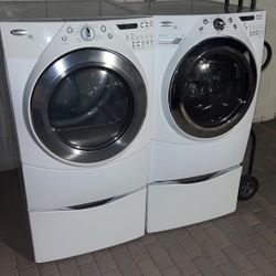Whirlpool Set Washer And Electric Dryer