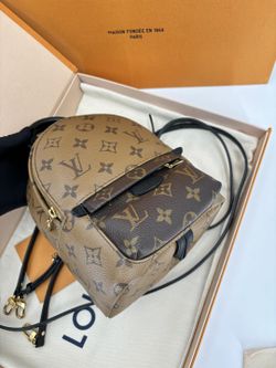 LOUIS VUITTON Palm Springs cloth backpack