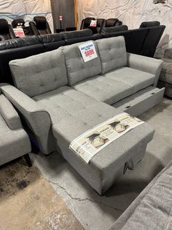SECTIONAL SOFA BED (couch, sofa) !!NO CREDIT NEEDED !! TAKE IT HOME TODAY!! 🚛 SAME DAY DELIVERY AVAILABLE 🚚 Se Habla Español