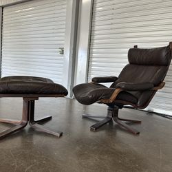  Vintage Leather Westnofa Sling Chair
