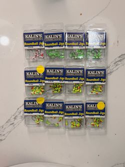 Kalin's Roundball Jigs 10-Pack Lot of 12