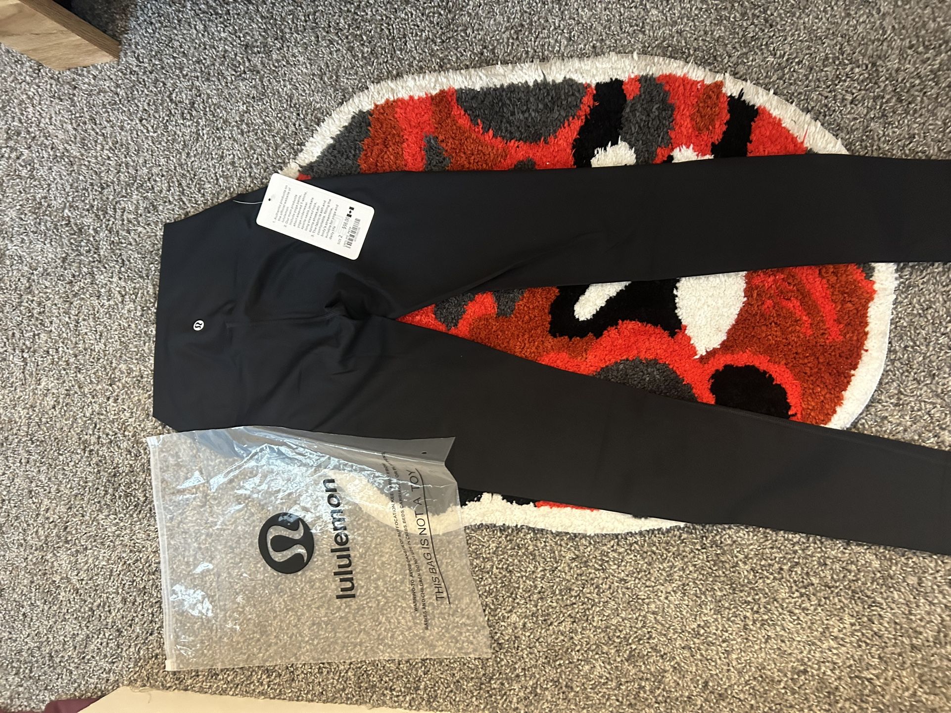 Brand New Lululemon Black Leggings Size 2