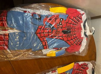 2x Spider-Man Pajamas 4T New In Plastic (multiple Available)