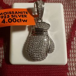 925 boxing glove pendant