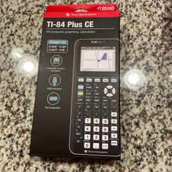Texas Instruments Ti-84 Plus Ce Brand New Sealed