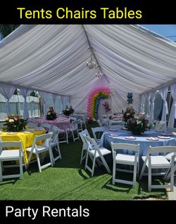 Tents Chairs Tables for Events