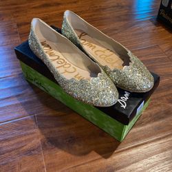 Sam Edelman Flats Size 7, Color: Gold