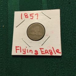 1857 FLYING EAGLE CENT.