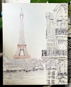 Nice Paris canvas