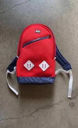LRG BACKPACK RED/NAVY $20