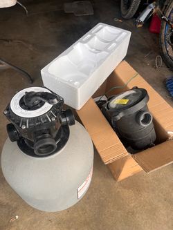 Filter, pump pool