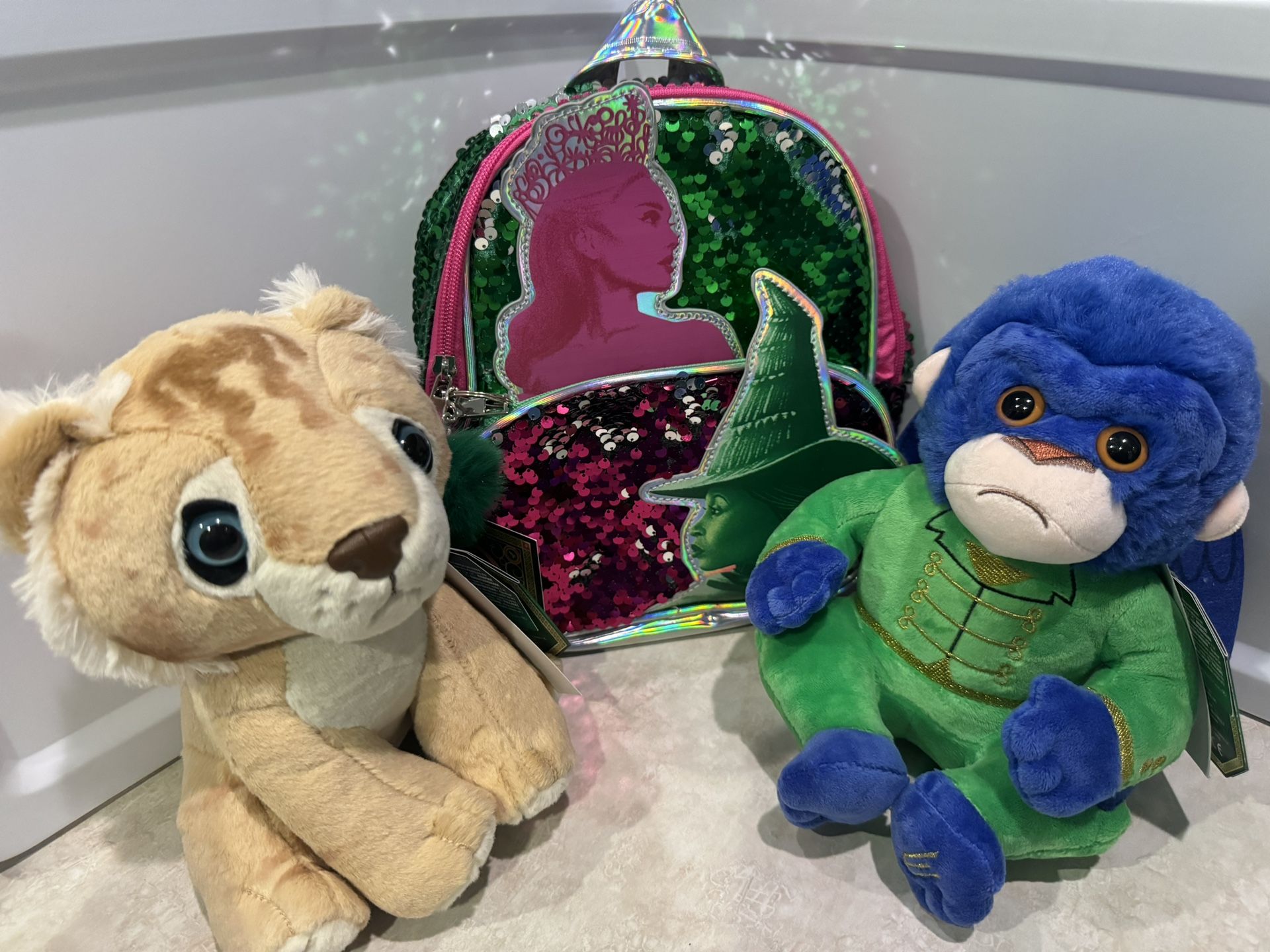 Wicked Mini Backpack + Plushies Set