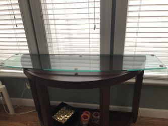 Glass table top