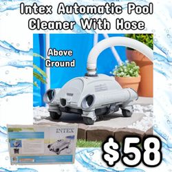 NEW Intex Automatic Pool Cleaner With Hose: njft