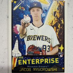 Jacob Misiorowski 2026 Topps Heritage Rookie The Enterprise