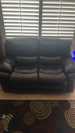 Leather Recliner Loveseat