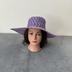 Floppy Purple Women’s Sun Hat 