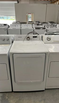 Samsung White Basic Dryer LargeCapacity