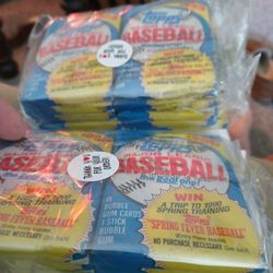 1989 Topps Baseball Cards 20 Packs Unopened 