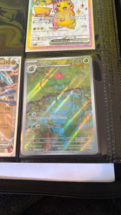 Pokémon Ivysaur Illustration Rare Full Art Holo 167/165 Scarlet & Violet 151
