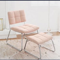 Accent Chair With Ottoman