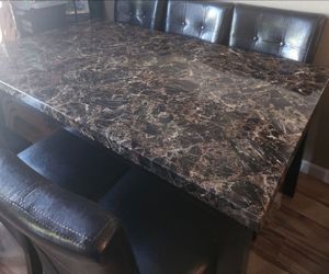 Table and 6 chairs