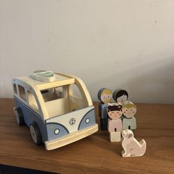 VW Bus Wooden Toy