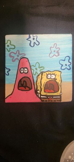 Spongebob painting