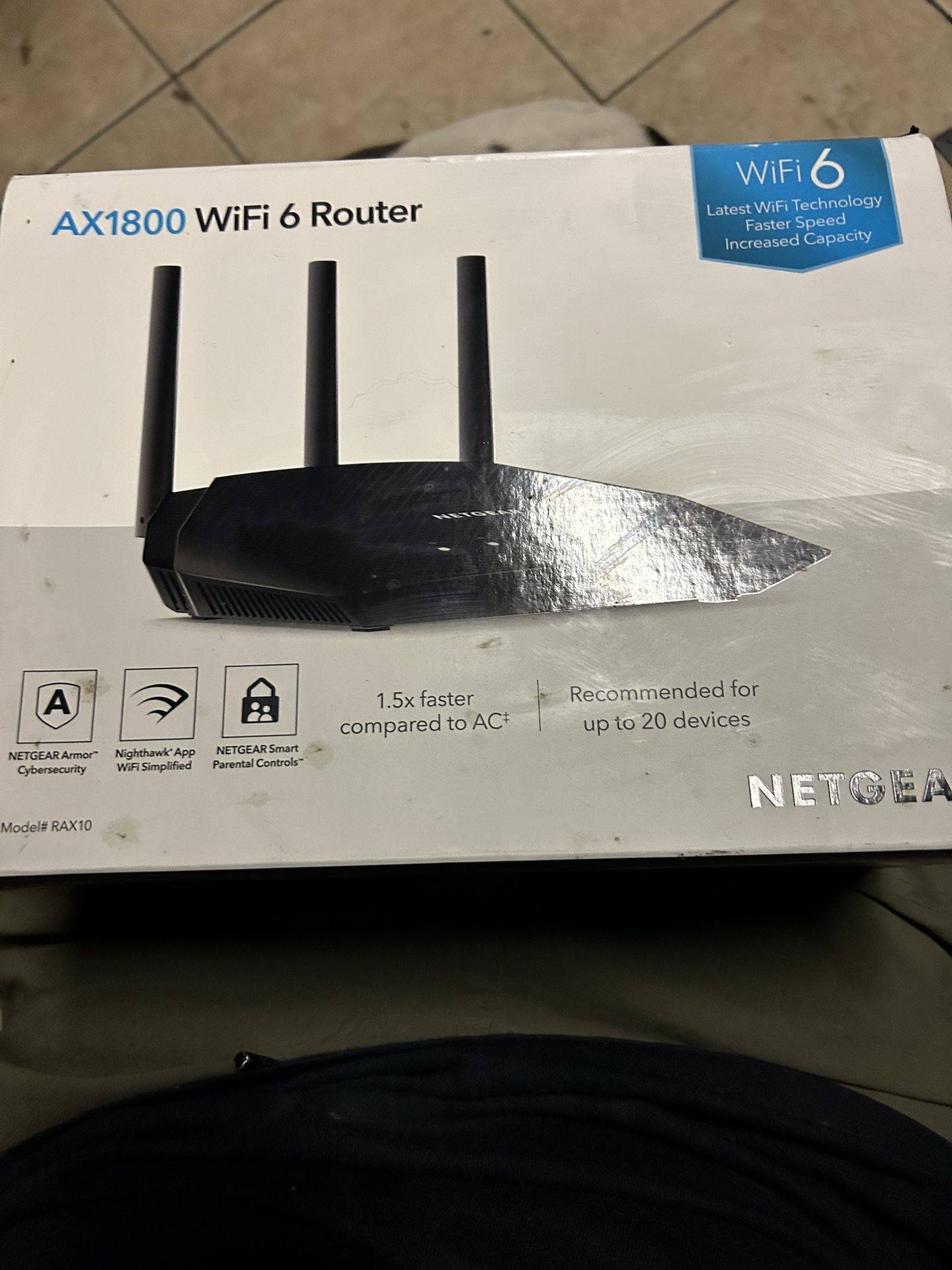 NETGEAR AX1800 Wifi Router 