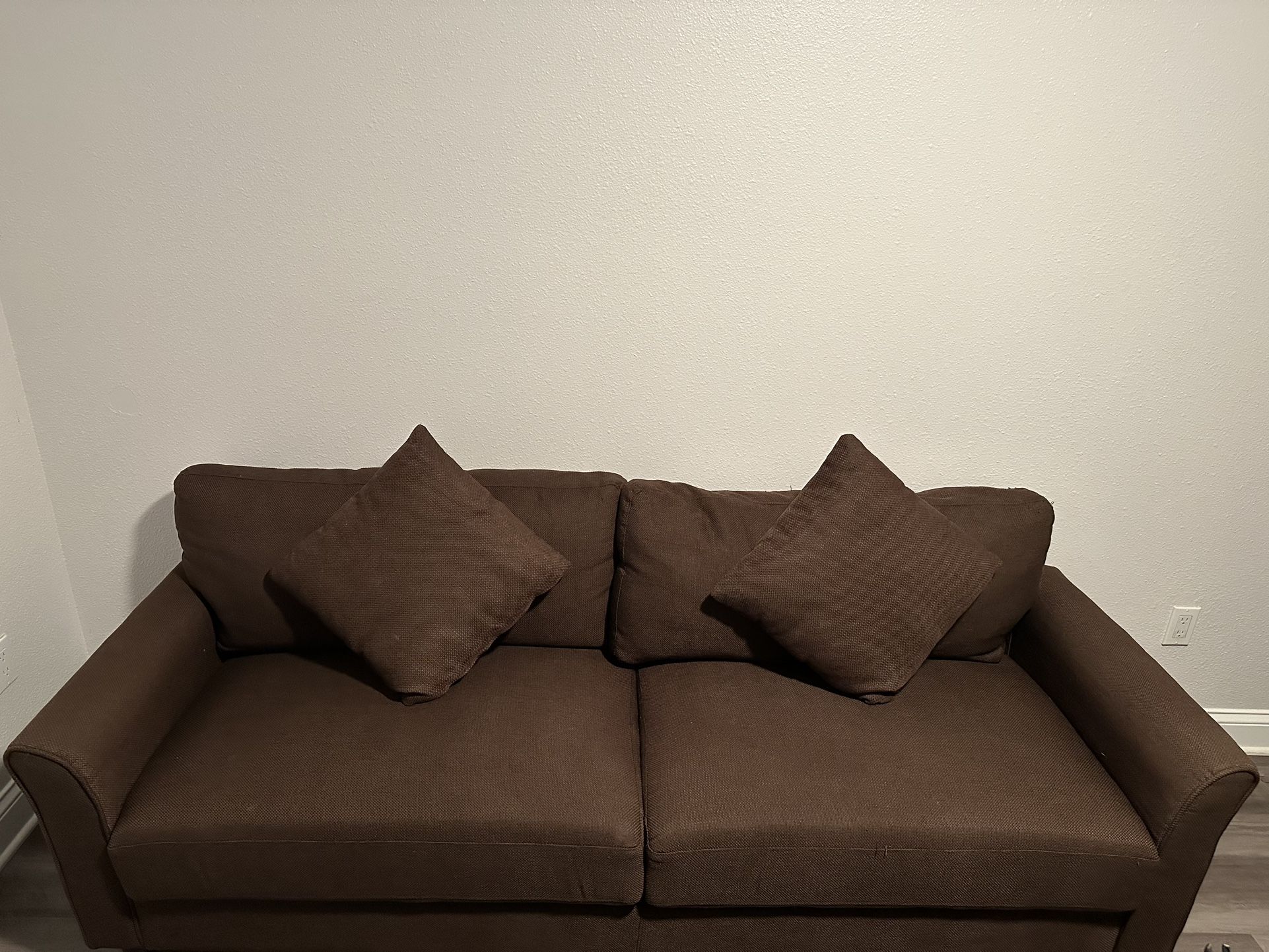 brown couch