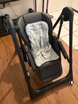 Peg Perego Baby High Chair Black