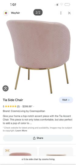 Dusty Pink Desk Chair