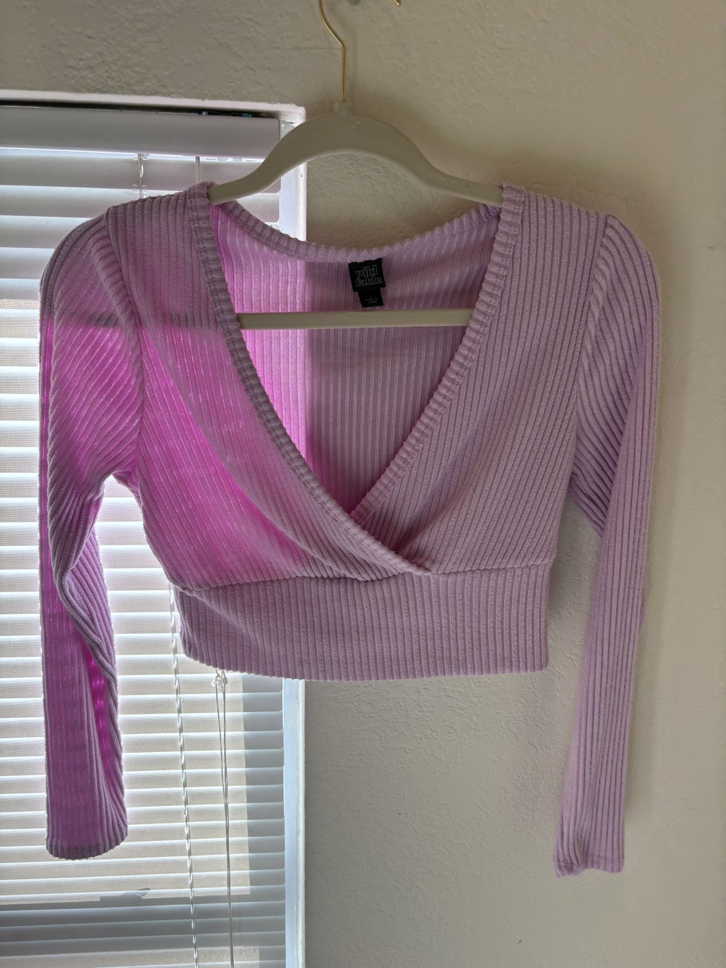 Small Purple Crop top