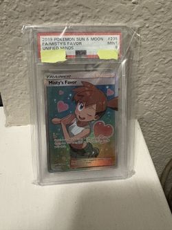 2019 POKEMON SUN & MOON FA/MISTY’S FAVOR UNFIED MINDS